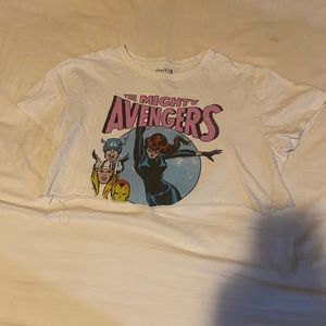 avengers cropped tee